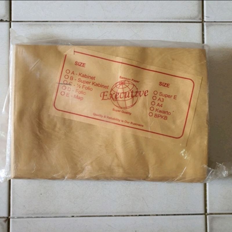 

Amplop Samson / Coklat ½Folio Executive