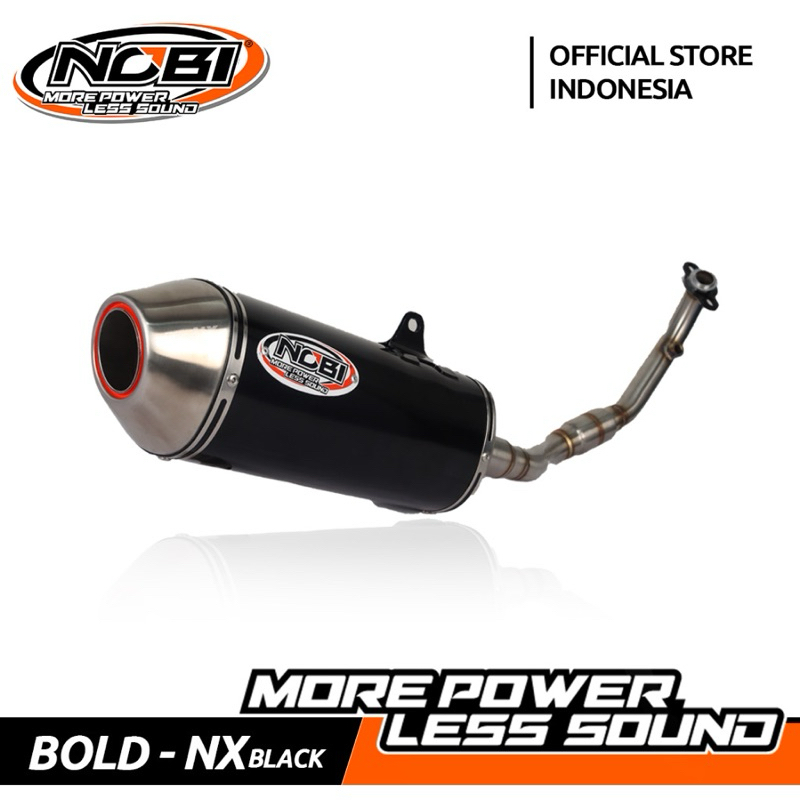 KNALPOT NOBI NOB1 BOLD NX BLACK SERIES NEW NMAX OLD NMAX NEW AEROX OLD NEW AEROX NEW LEXY PCX 150 VA