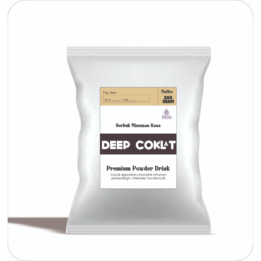 

BUBUK MINUMAN RASA COKLAT / DEEP COKLAT/ DARK COKLAT 500GRAM