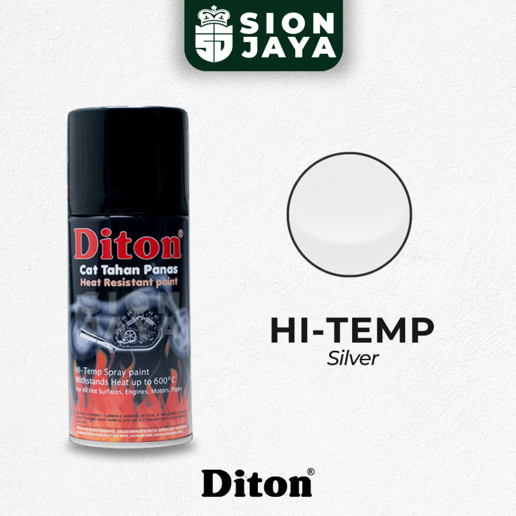 Pilox / Pylox /  Hi Temp / HiTemp /Cat Semprot Diton Premium Cat Tahan Panas/ Anti Panas Hi Temp Sil