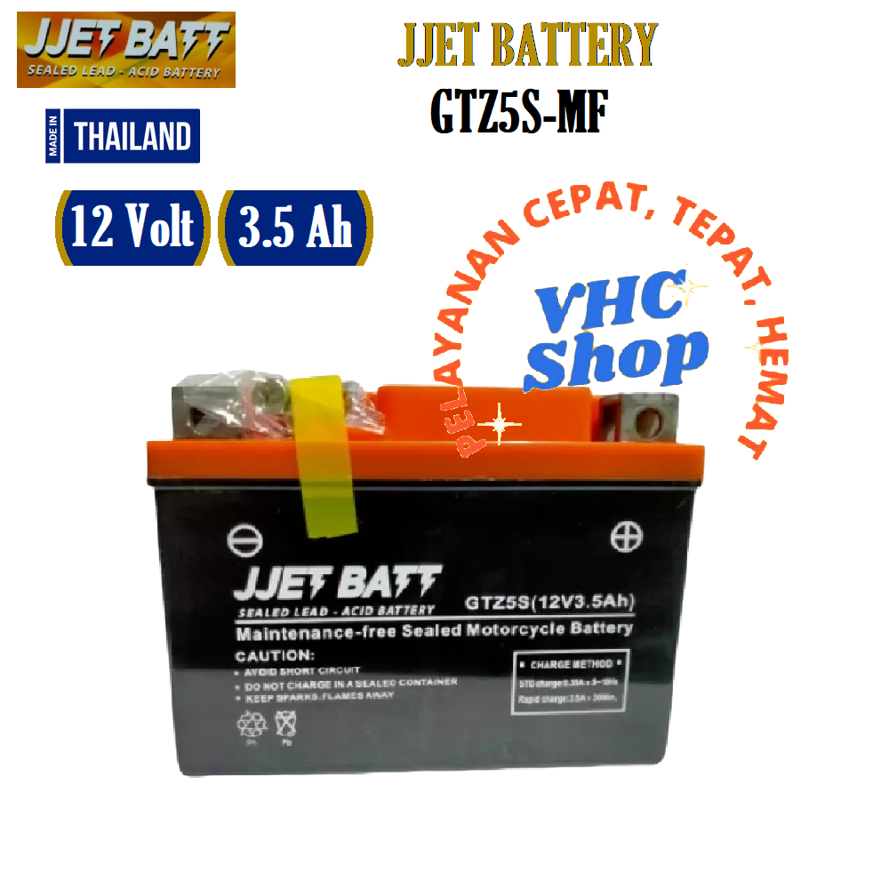 Aki Jjet Batt GTZ5S Untuk Motor Beat Mio Scoopy