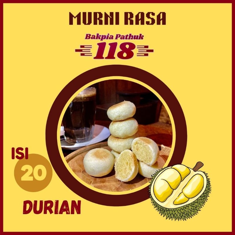 

Bakpia Murni Rasa 118 - Durian