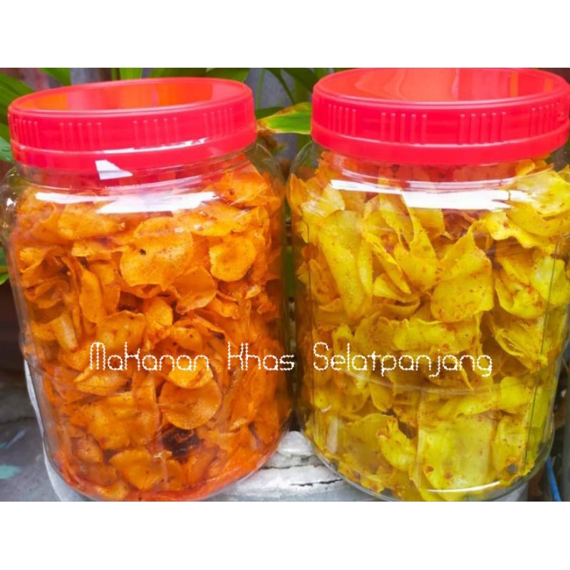 

Keripik Ubi Singkong Parut Ikan Bilis Toples 500gram+-