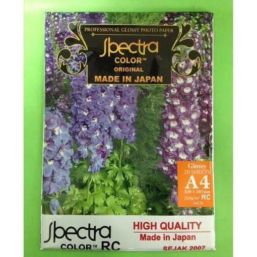 

Flash Deals SPECTRA GLOSSY PHOTO PAPER A4 26 GSM