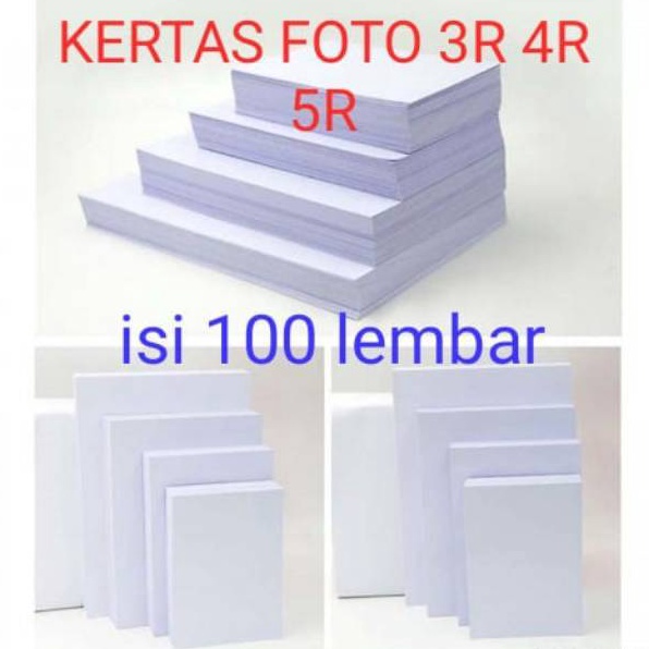 

Super Ekonomis Profesional Photo Paper Kertas Foto ukuran 3R 4R 5R