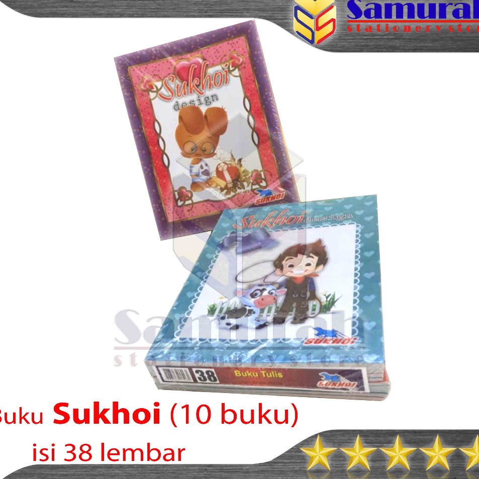 

Grosir Terupdate Buku Tulis Sukhoi 38 Lembar Buku Tulis Sekolah Murah Tipis isi 38 Lbr Buku Catatan Ekonomis 1 Pak