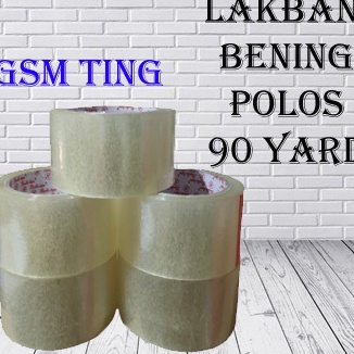 

Penjualan Terlaris Lakban Polos UK 45mm X 9 Yard Bening