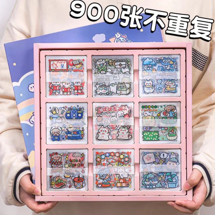 

Murah Minggu Ini 1pcs Stiker Box Momo Motif Karakter Warna Cantik Sticker Momo Dekor Dairy Jurnal Sticker Pet Anak Lucu Dan Menarik