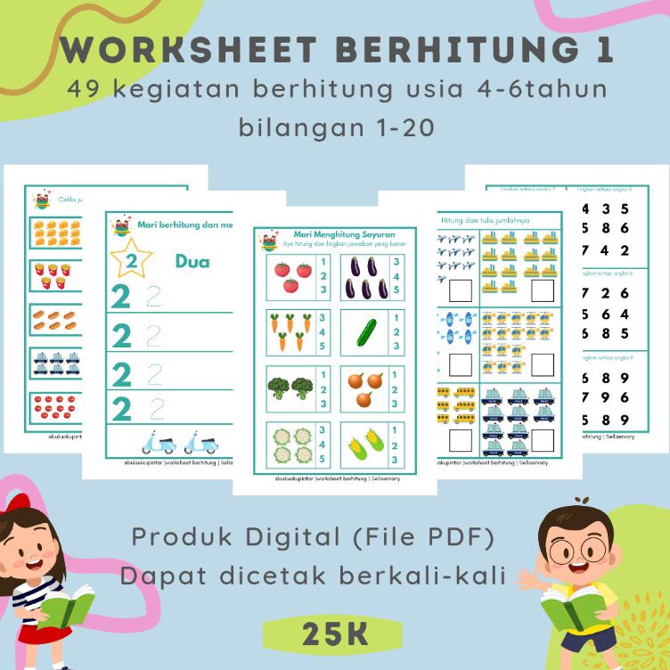 

Baru Puas Worksheet Berhitung 1