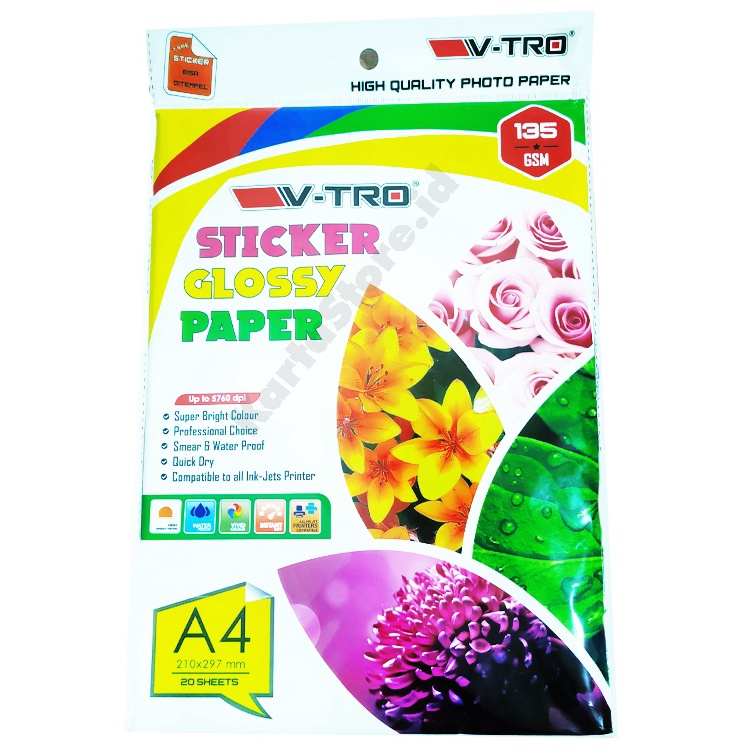 

Update Hari Ini Sticker Glossy Paper A4 135gsm HIGH QUALITY