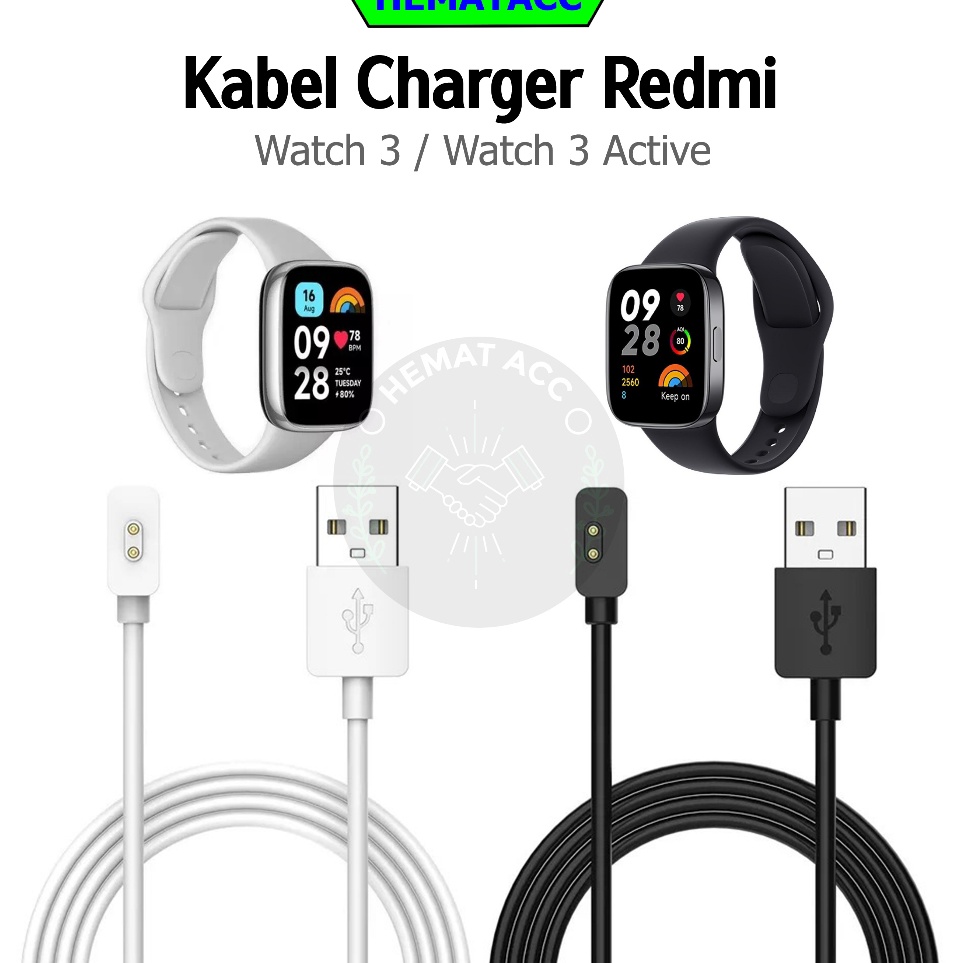 Kabel Charger Redmi Watch 3  Redmi Watch 3 Active Hematacc