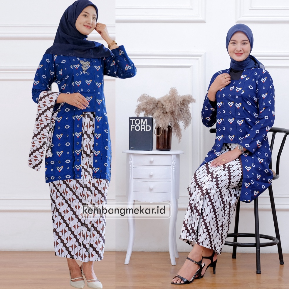 Restock Setelan Kebaya Kutubaru Jumputan Tunik Exlusive