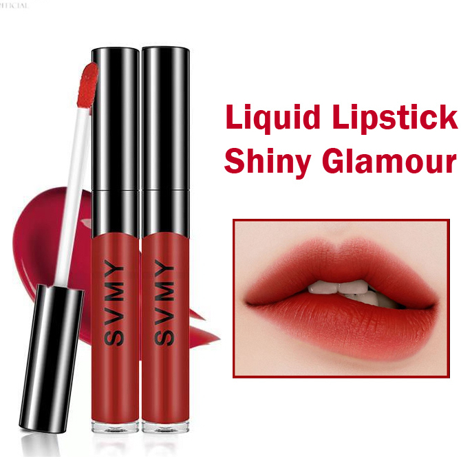 Lameila Svmy 1063 Liquid Lipstick Shiny Glamour Lip Glaze Waterproof Lipstik Anti Air Tahan Lama