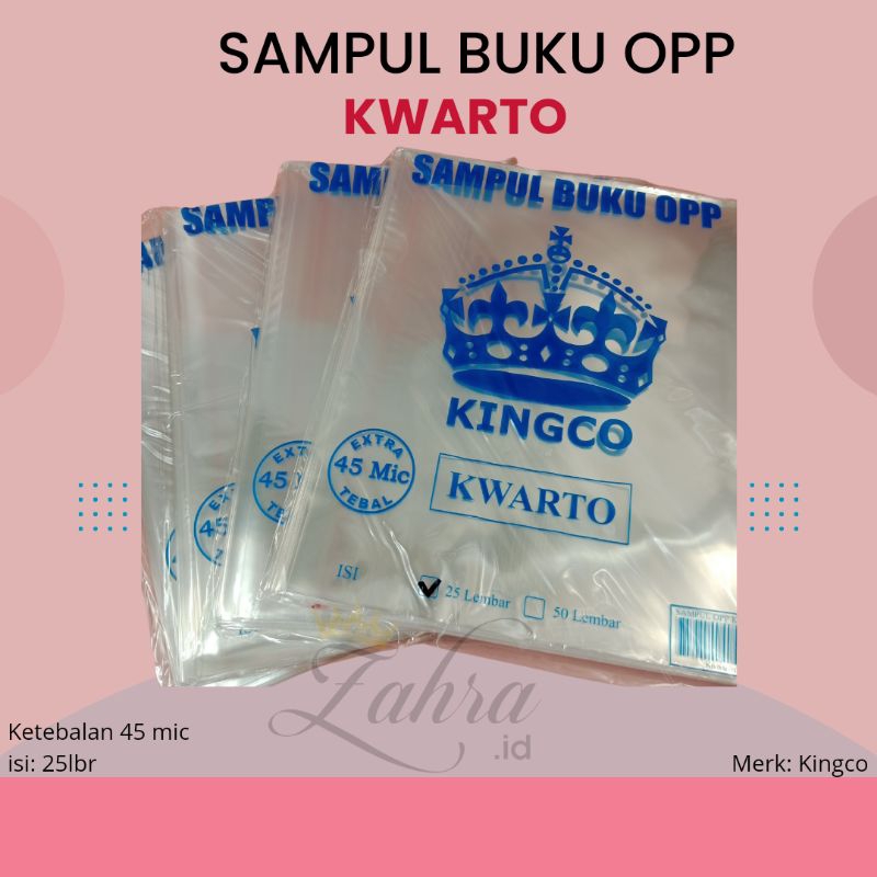 

Sampul Plastik Buku Tulis | Ukuran Quarto