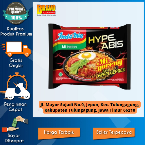 

Bravo Supermarket Tulungagung - INDOMIE GORENG AYAM GEPREK 85GR