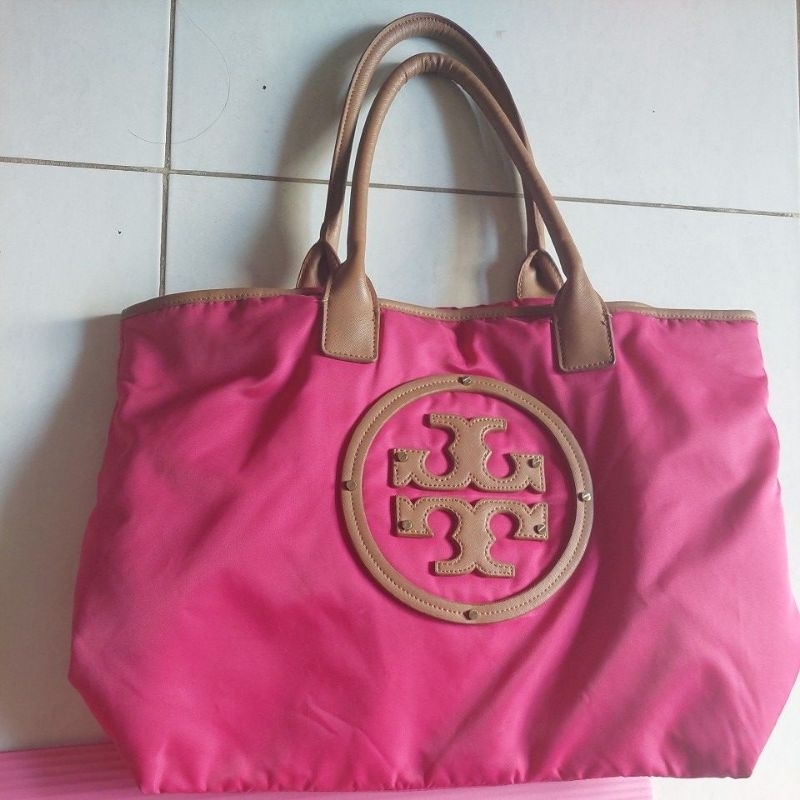 preloved tas Tory Burch pink