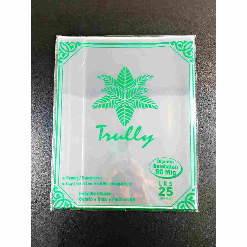 

(PAK) Sampul buku Trully OPP LKS 0,05mm / Sampul Trully 25 Lembar / Sampul buku plastik