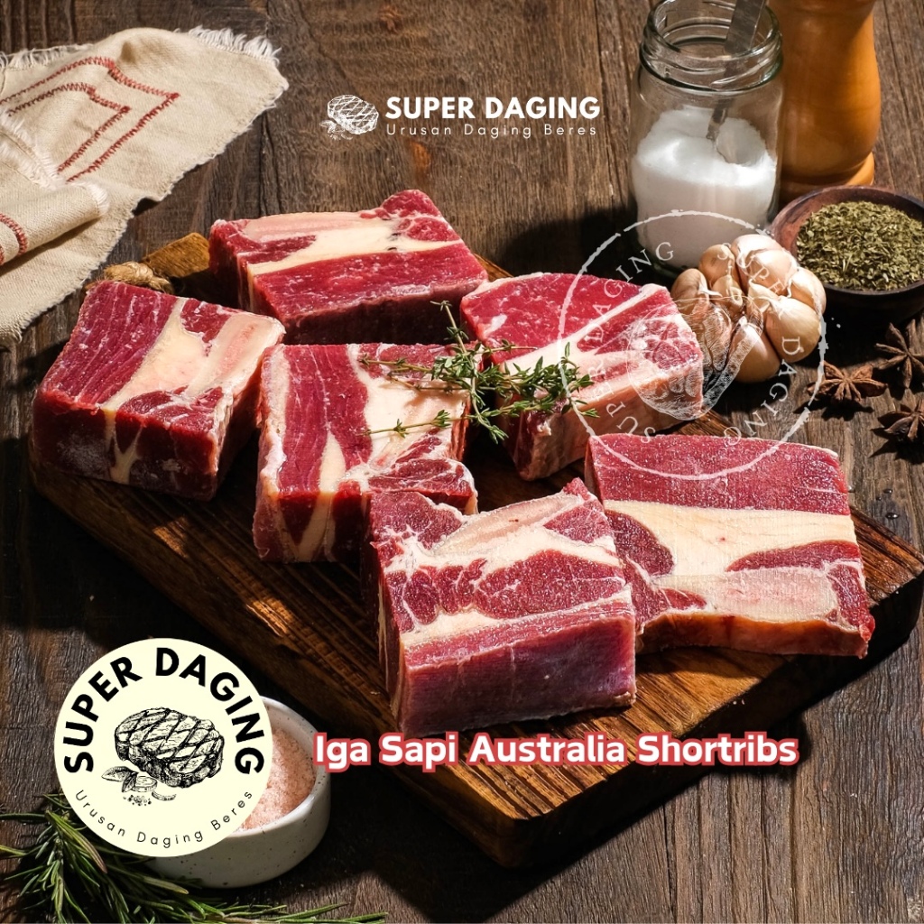 

Iga Shortribs Impor Premium 1kg - Super Daging Tangerang