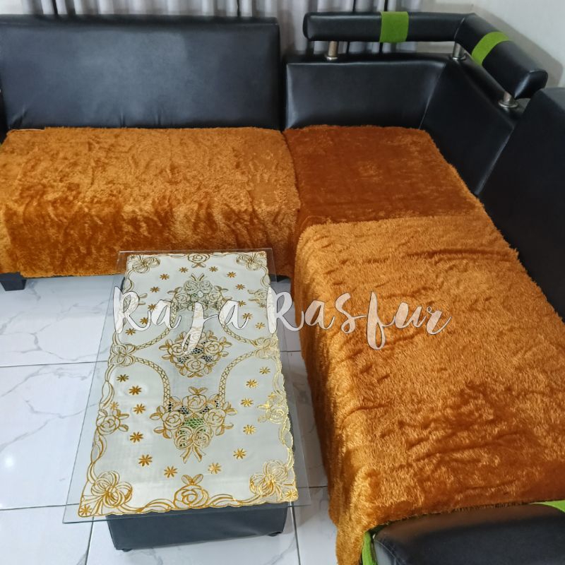 RB Alas Sofa Bulu Ukuran 85x100cm / Alsa Kursi Sofa Bulu / Alas Kursi Bulu Rasfur
