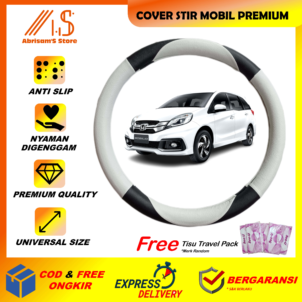 Cover Stir Mobil Mobilio Sarung Setir Honda Mobilio Pelindung Steer Ster Mobil Honda Mobilio RS