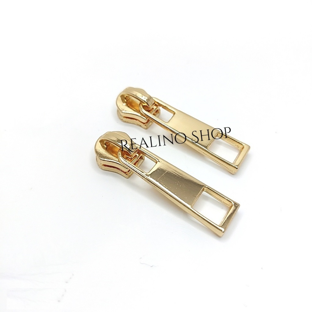 KEPALA RESLETING BALOK NO 5 GRADE A - BESI - EMAS MUDA - AKSESORIS TAS