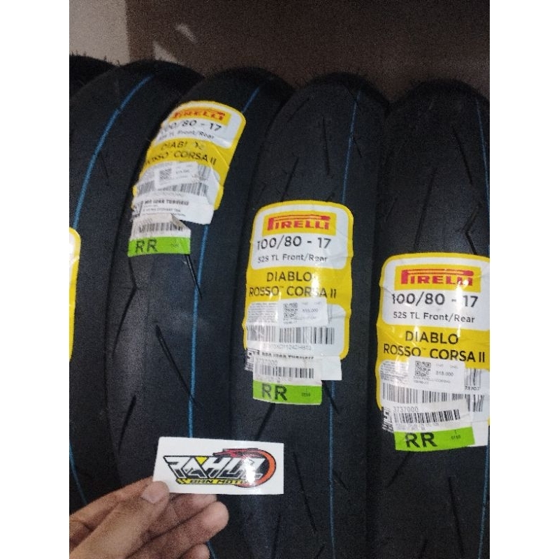 BAN PIRELLI ROSSA CORSA 2 100/80 RING 17