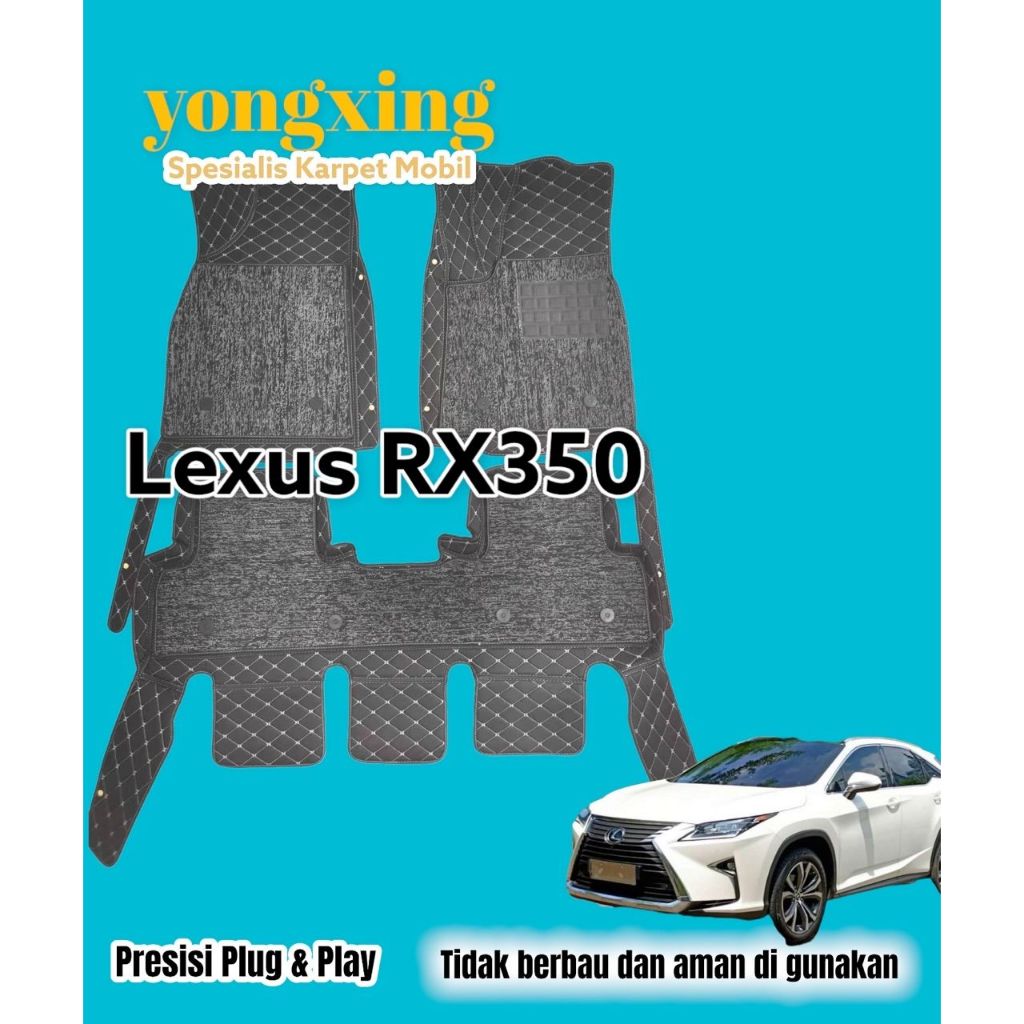 Karpet Mobil TOYOTA LEXUS RX270 - RX350 - RX450 7D Premium Anti Slip Waterproff