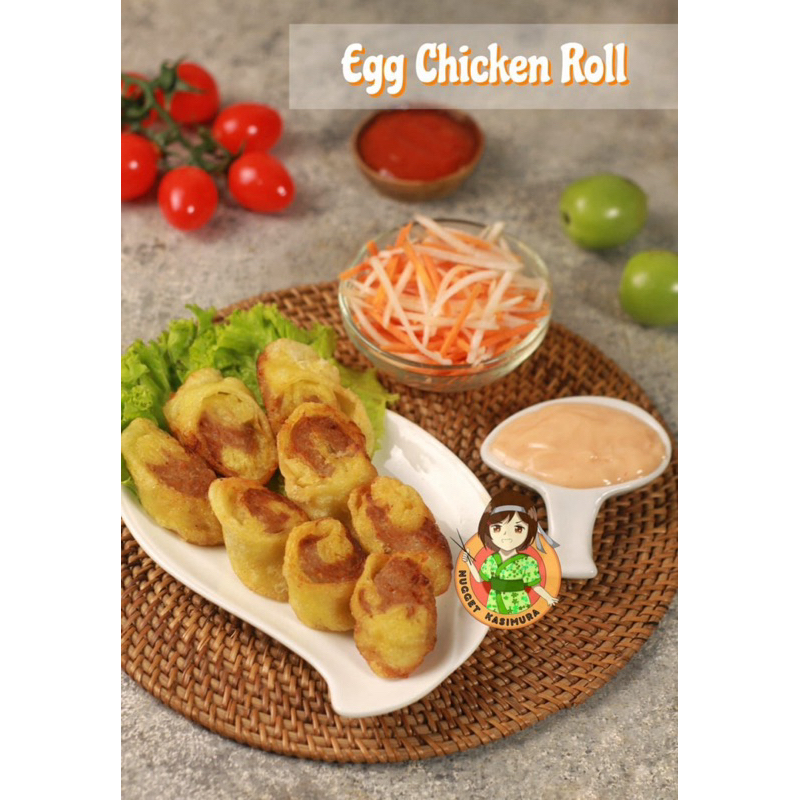 

Egg roll Ayam isi 3 lonjor