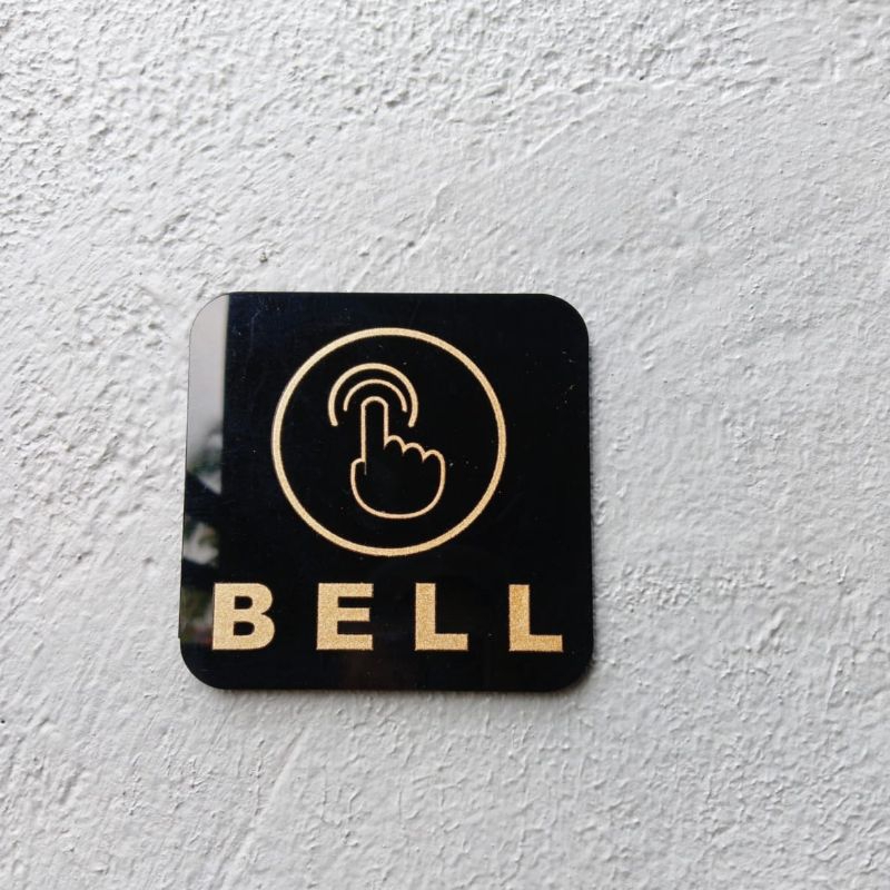 

sign penanda bell 7×8cm