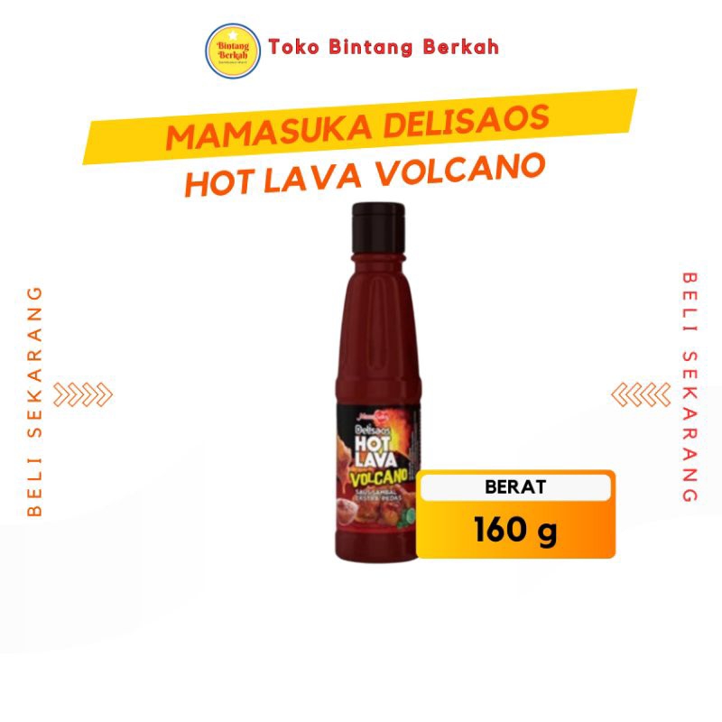 

Delisaos Hot Lava Mamasuka, Tersedia 5 Varian Rasa Kemasan Botol 160 gram