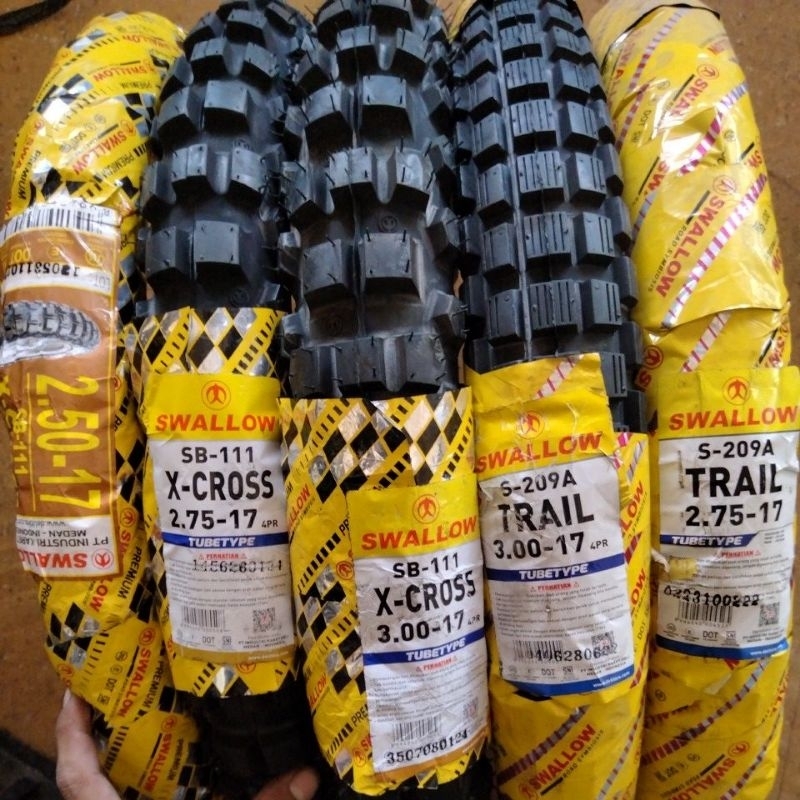 BAN SWALLOW TRAIL X CROSS (250 - 275 - 300 RING 17 2.50 - 2.75 - 3.00) SB111 S209A TUBE TYPE BAN LUA