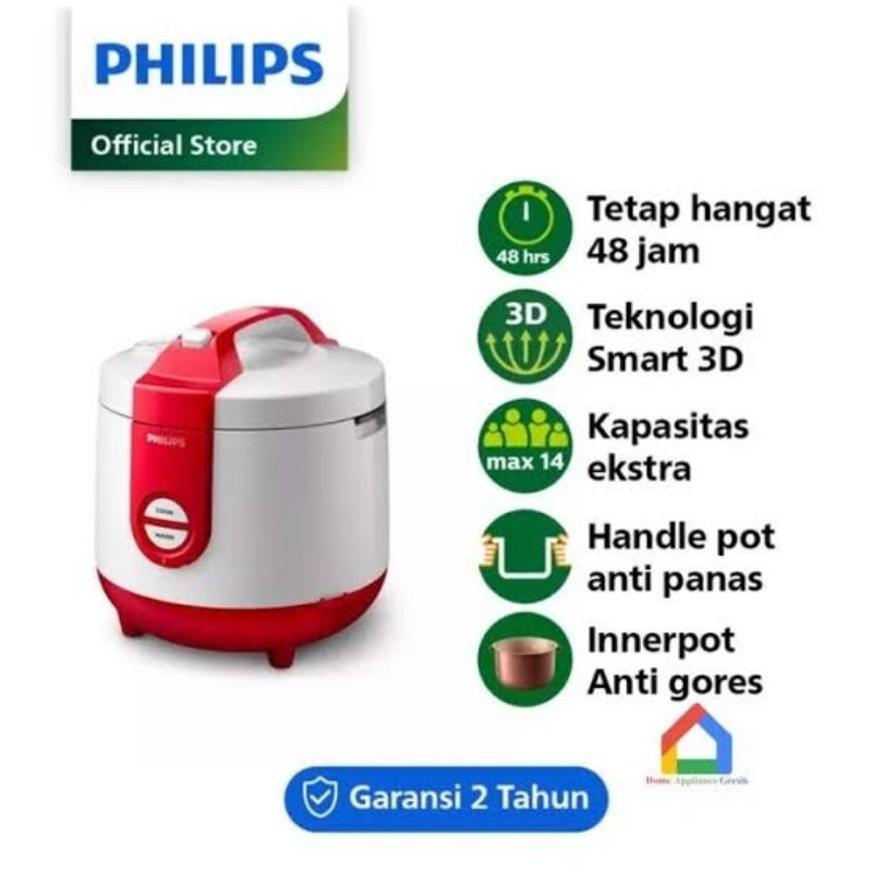 RICE COOKER / MAGIC COM PHILIPS 2 LITER HD-3119