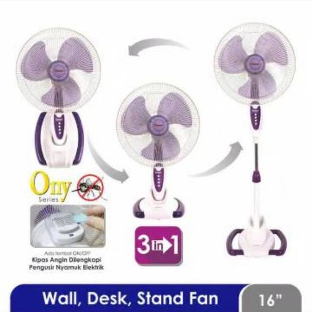 Cosmos SO 88 R Kipas Angin Remote standing wall 16 inch 3in1  Cosmos SO88R - Stand Fan 16 inch 3in1 