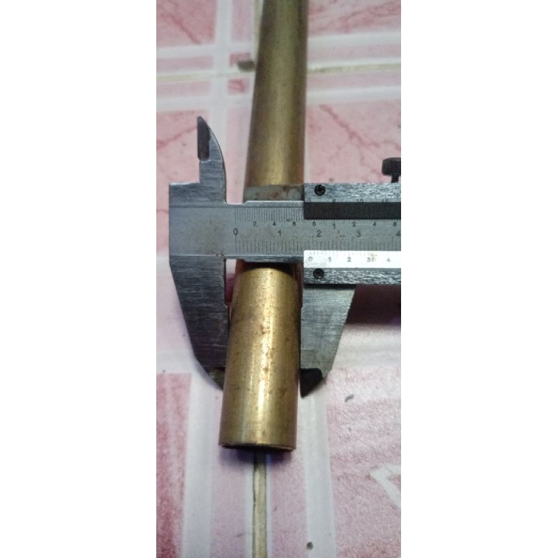 pipa kuningan bahan selut Out Diameter/OD 19mm In Diameter/ID 17,4mm