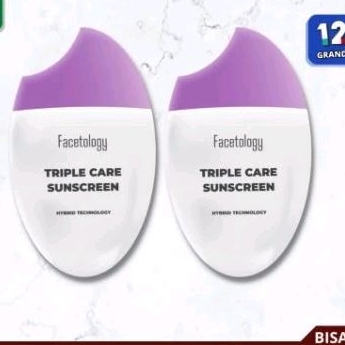 Facetology Triple Care Sunscreen | Sanscreen Wajah
