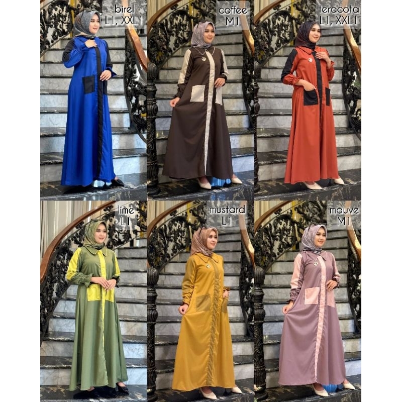 AISYA DRESS BY JOURNEY SCARVES // GAMIS TOYOBO PREMIUM