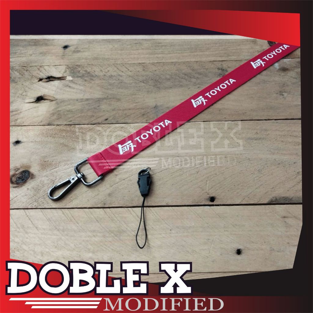 

LANYARD STRAP CUSTOM TOYOTA TEQ