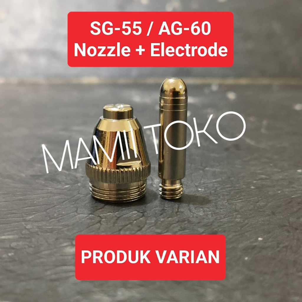 SG-55 / AG-60 Nozzle + Electrode Plasma CUT 60 / Plasma cutting 60A