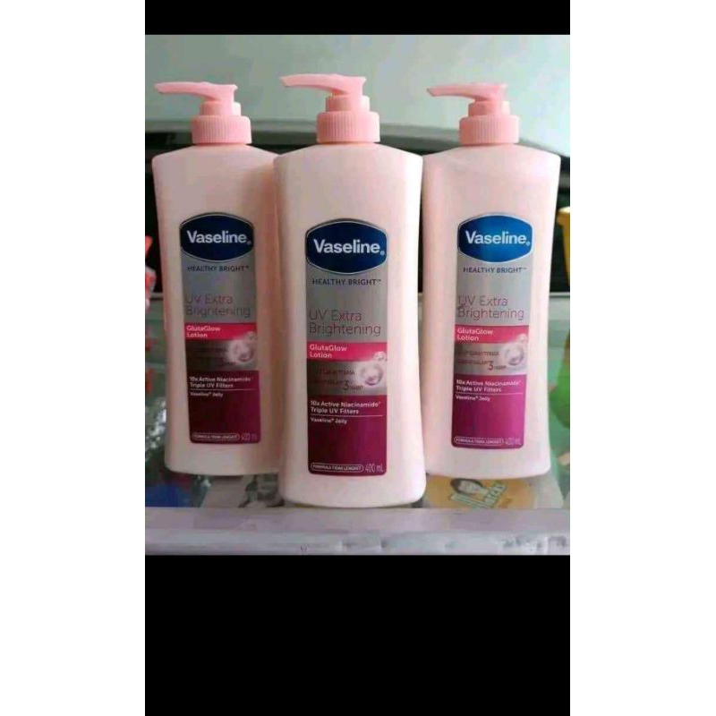 Vaseline hand body lotion 400 ml memutihkan dan mencerahkan