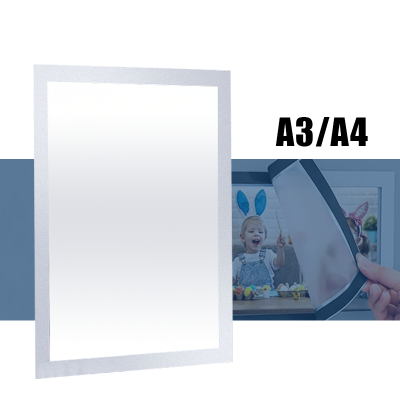 

Sign Holder Frosted Magnetic File Display PVC A3 A4 Tempat Poster Brosur Display Brosur Tempel Dinding