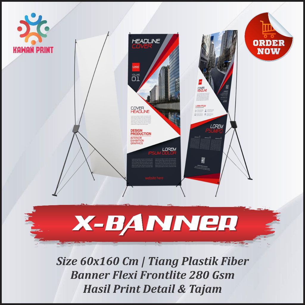 Stand Banner / X-Banner Promosi