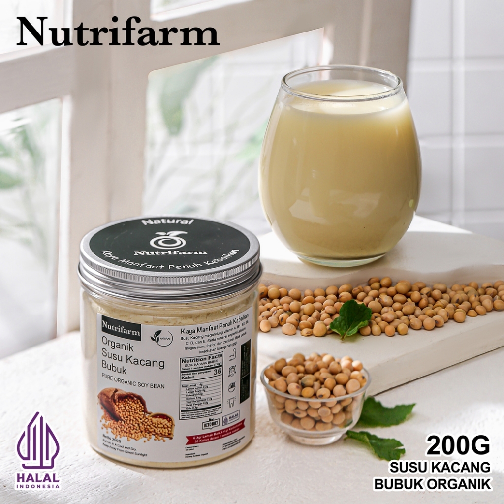 

NUTRIFARM SUSU KACANG KEDELAI BUBUK MURNI 200GR