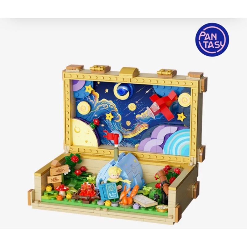 Pantasy 86311 Le Petit Prince Little Prince Suitcase Series Lego Block Blocks Brick Bricks