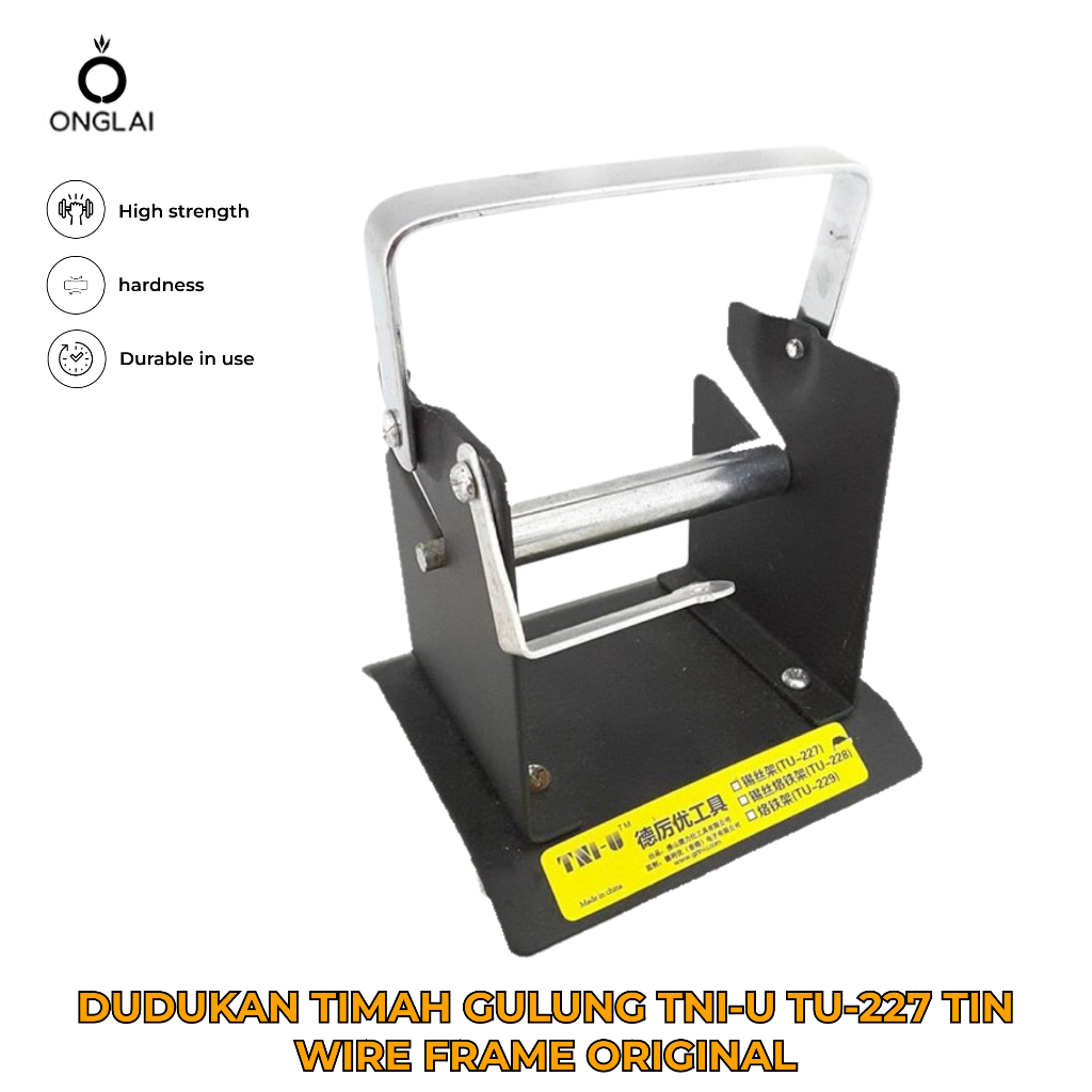DUDUKAN TIMAH GULUNG TNI-U TU-227 TIN WIRE FRAME ORIGINAL