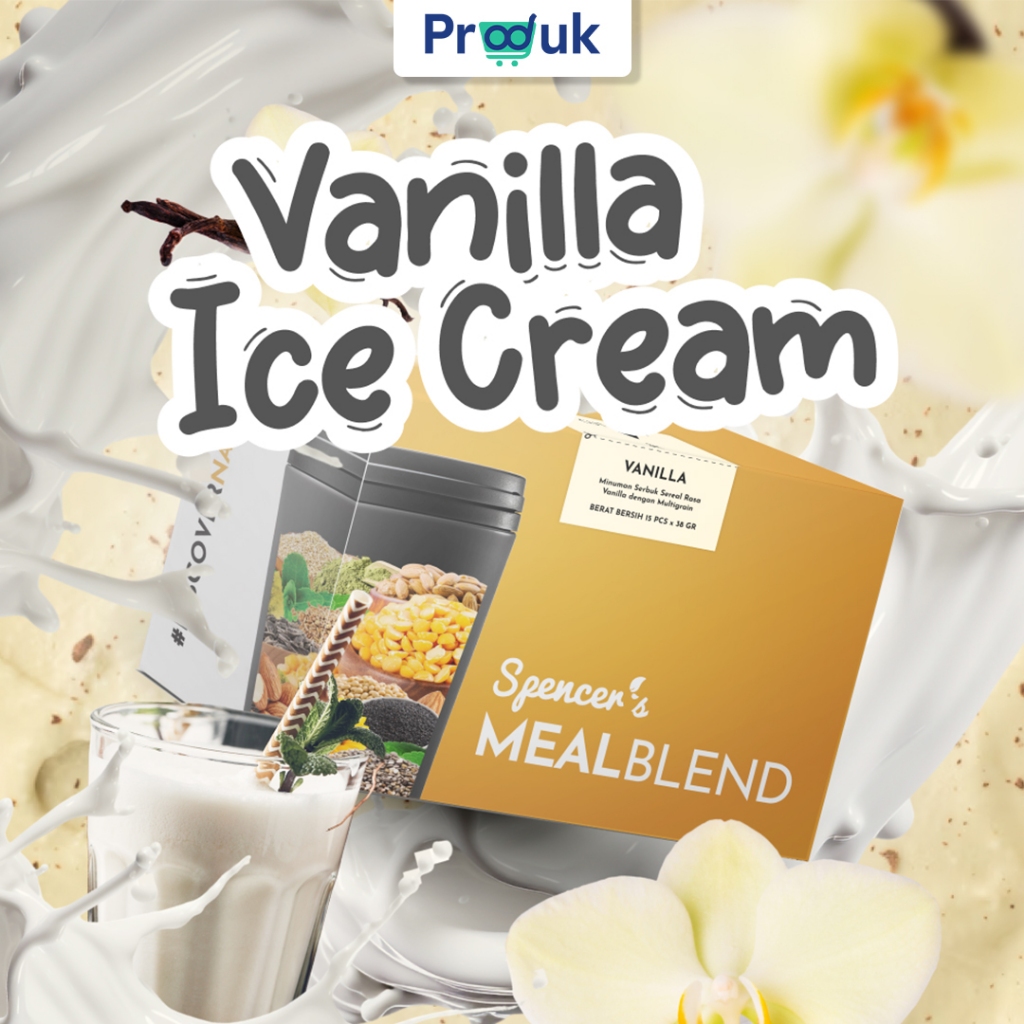 

PRODUK Spencer's MEALBLEND VANILLA ICE CREAM / Spencers MEALBLEND / Meal Replacement