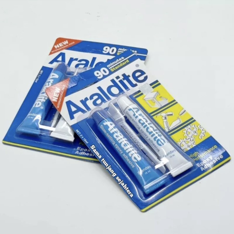 Lem Besi Araldite Biru Resin Hardener / Lem Epoxy Araldite Araldit