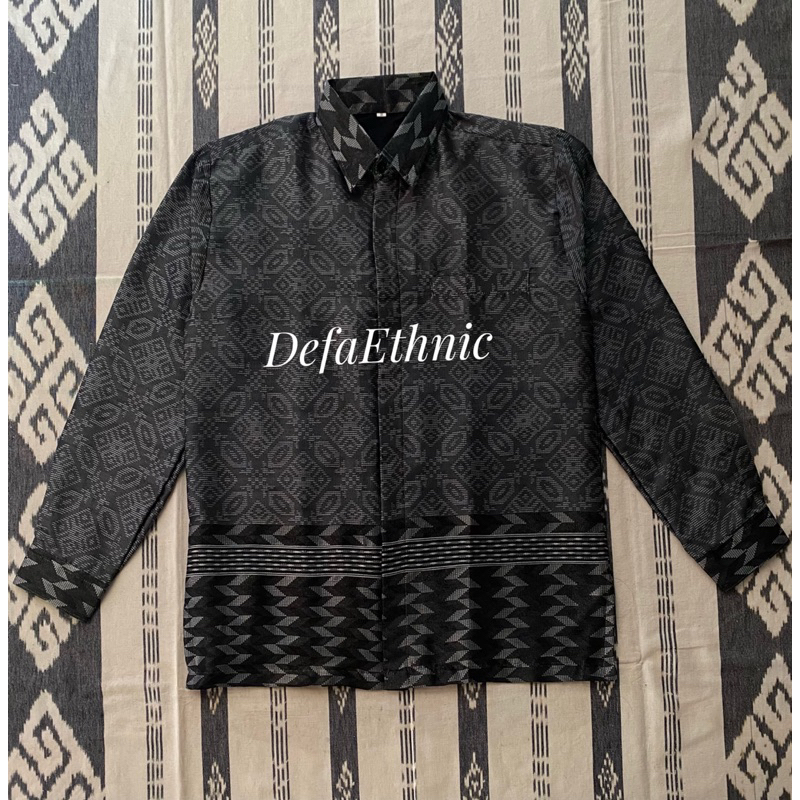 kemeja tenun pria terbaru - kemeja tenun baron pria - kemeja batik tenun pria terbaru - kemeja tenun