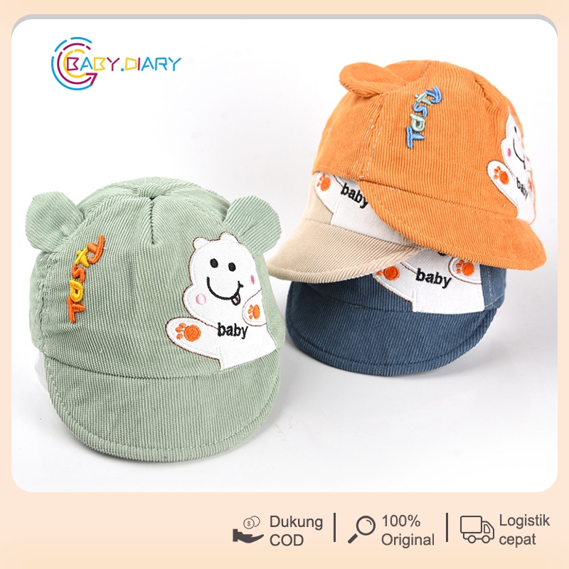 Topi anak / anak laki-laki dan perempuan topi lidah bebek / kartun tabir surya tabir surya topi bayi