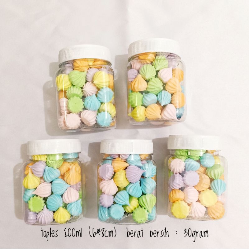 

Kiss meringue cookies mini untuk goodie bag/souvenir/souvenir