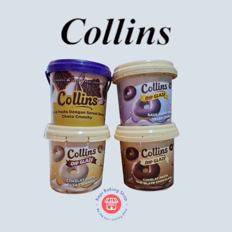 

Collins toping/selai/isi donat-kue kemasan 1kg